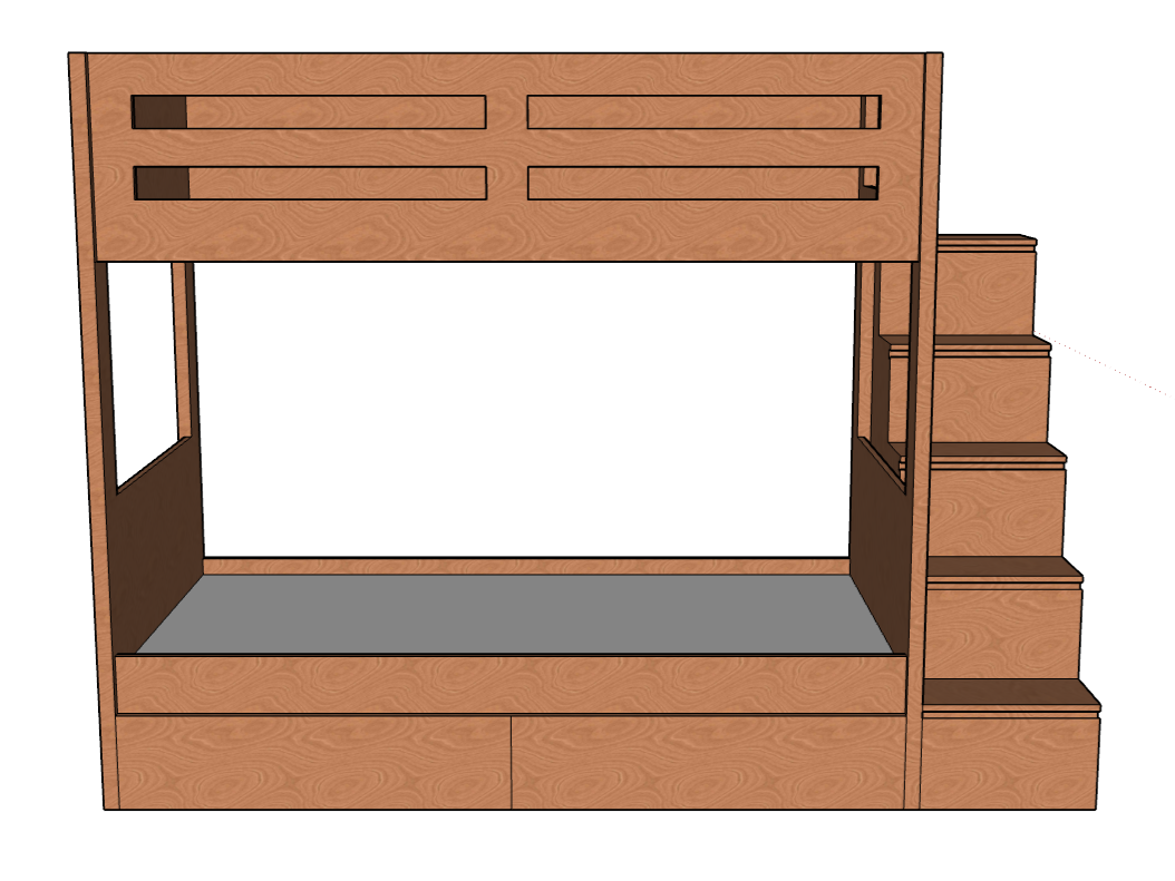 Sleek Bunk Bed