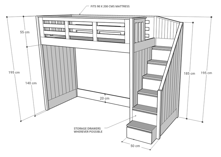 Catalina Loft Bed