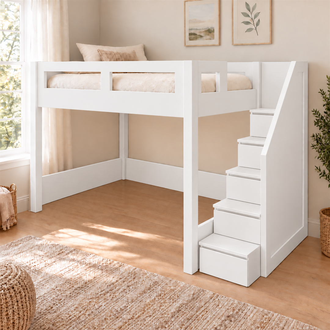 Elega Loft Bed, fits 120 x 200 cms Mattress