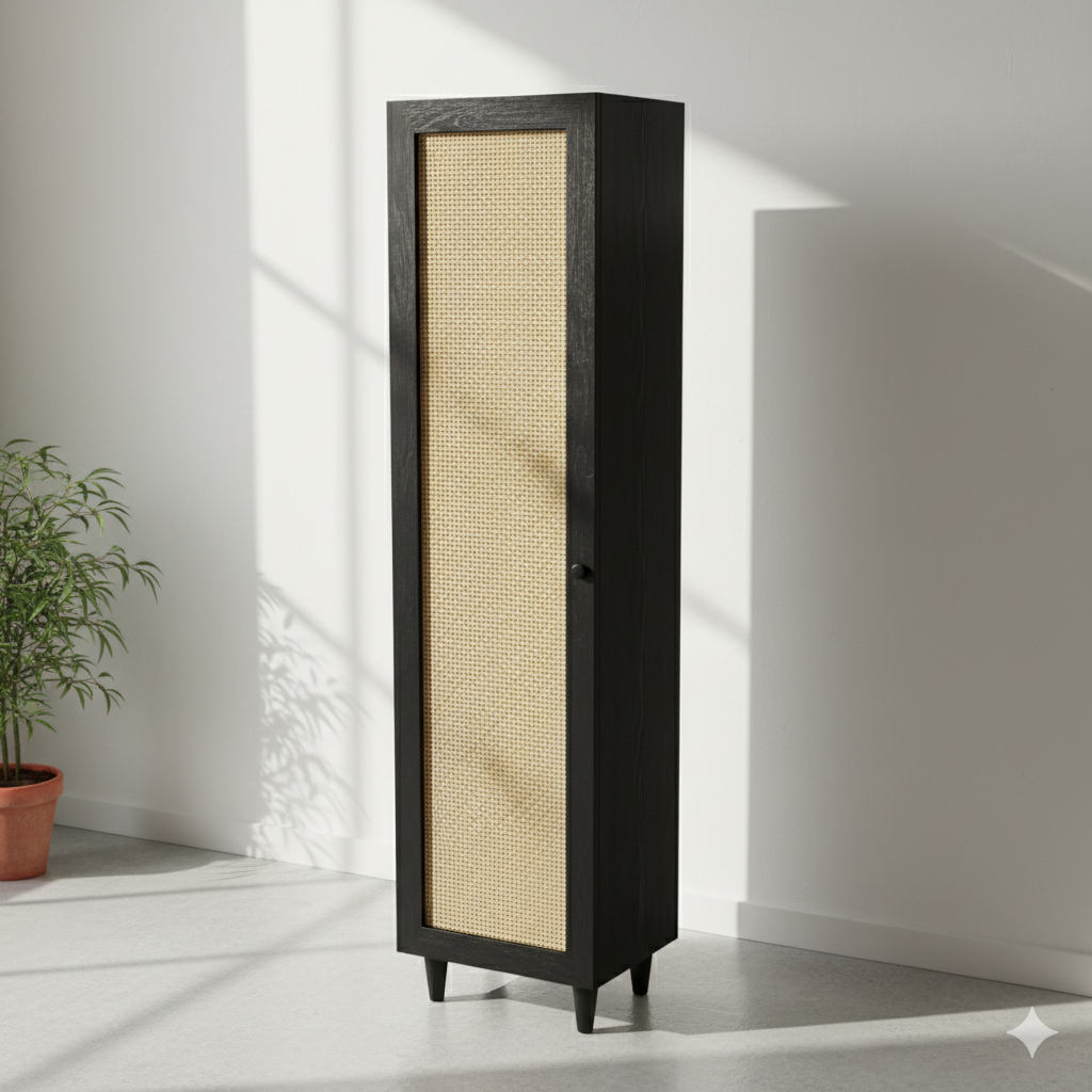 Rattan Storage Cabinet, Custom Madef