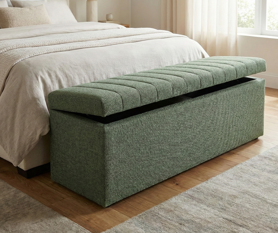 Ottoman / Bed Bench with storage, Model: A