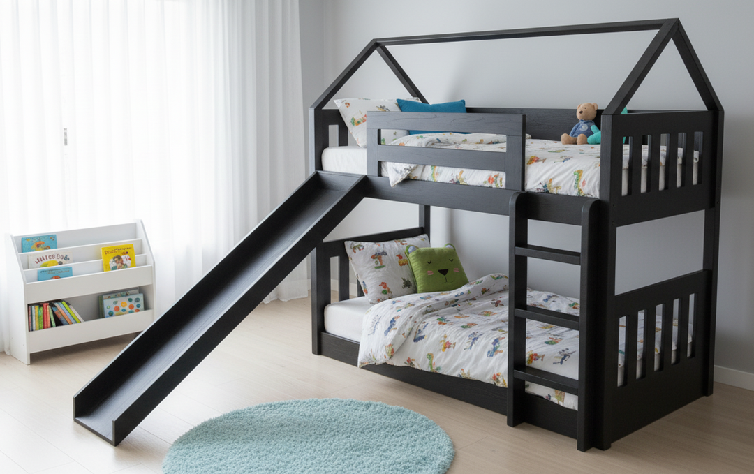 McHouse Bunk Bed with Slide