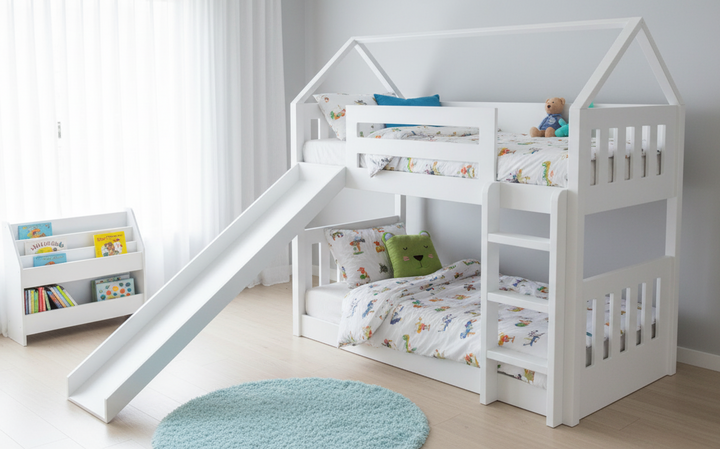 McHouse Bunk Bed with Slide