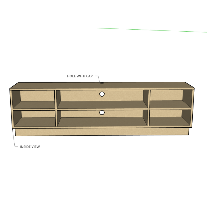 Kodak Floor TV Unit, Custom Made