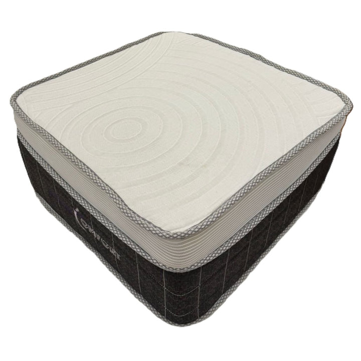 Total Comfort Mattress, Pocketed Spring + Gel Memory + Cooling Fabric Top, Medium Soft