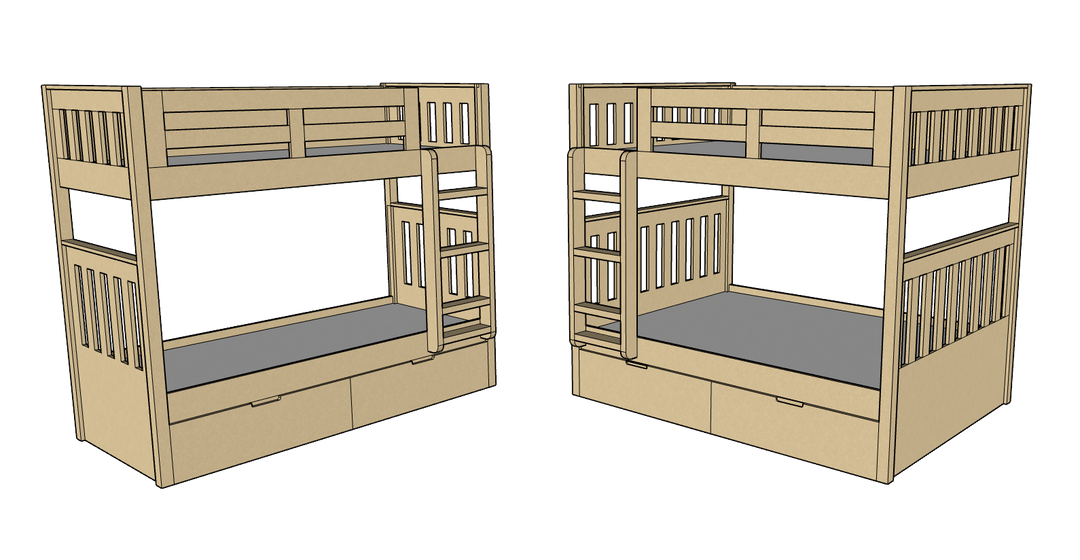 Max Bunk Bed, 90/120/150
