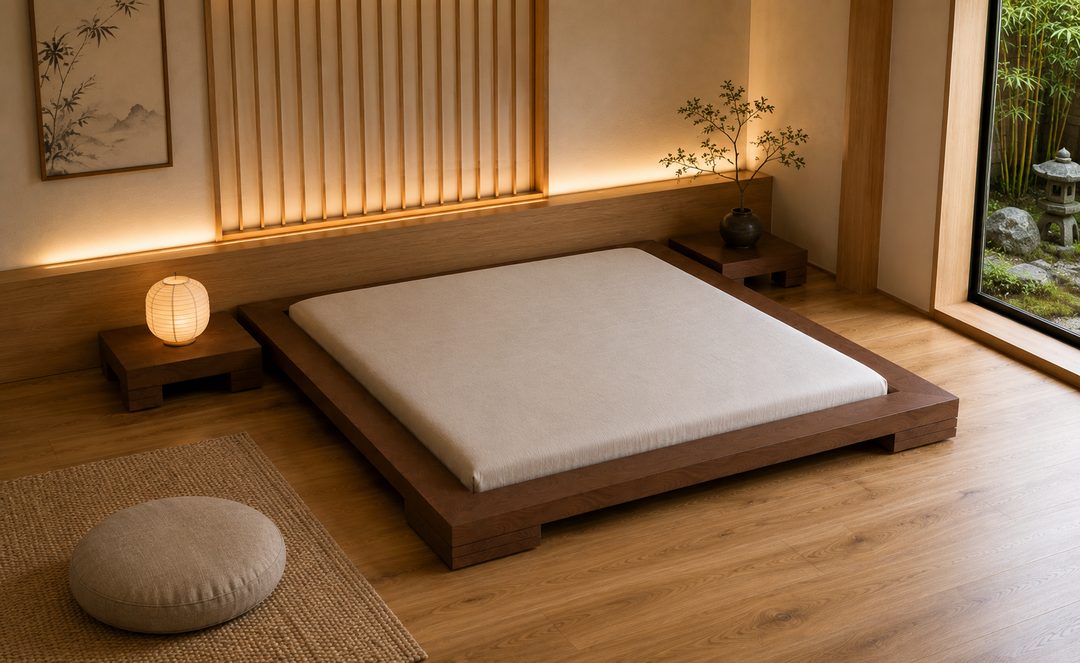 Monk Japanese Low Bed