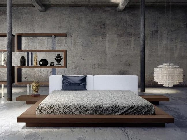 Nagoya Japanese Bed with 2 side tables