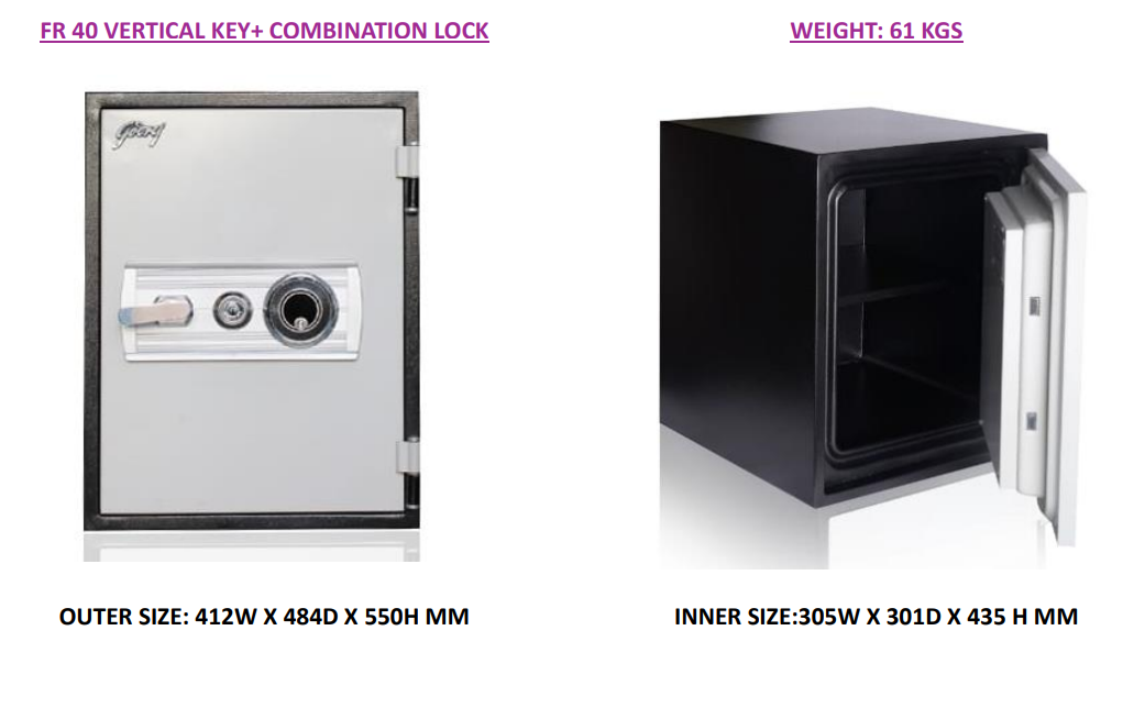 Godrej Fire Resistant Safes