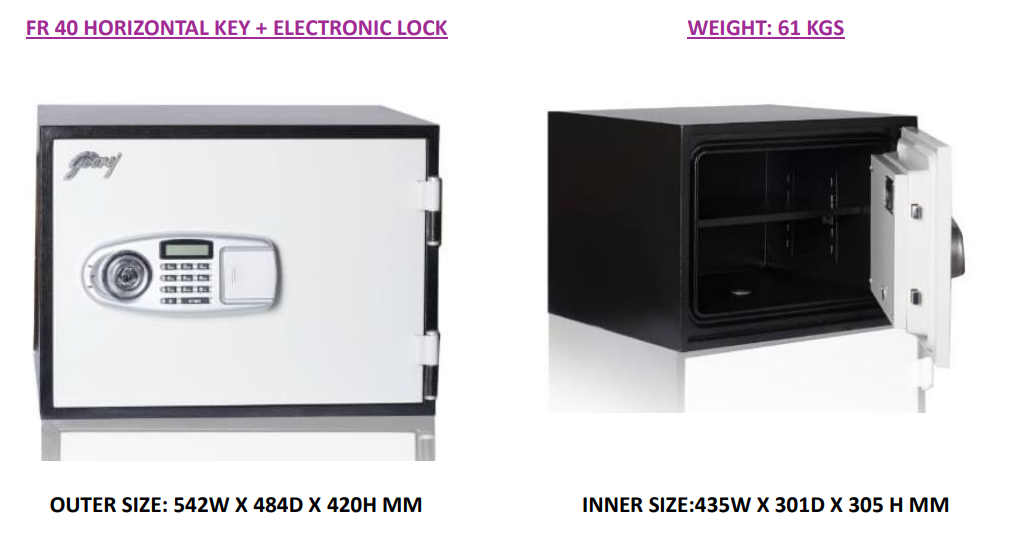 Godrej Fire Resistant Safes