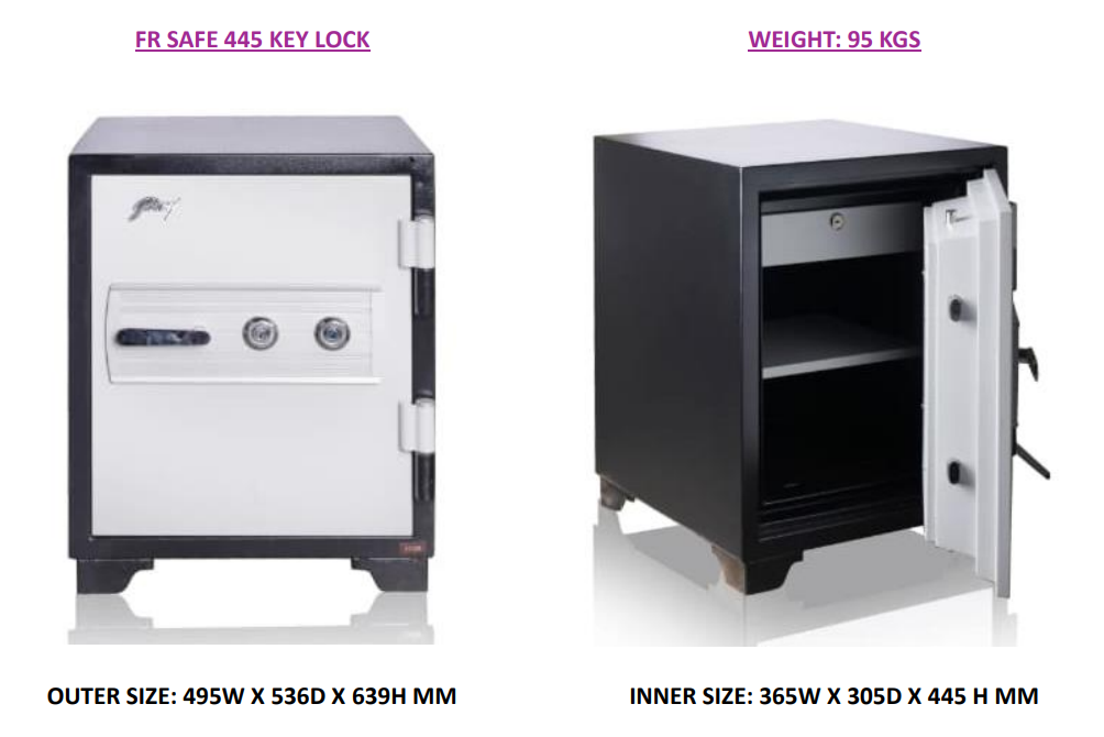 Godrej Fire Resistant Safes