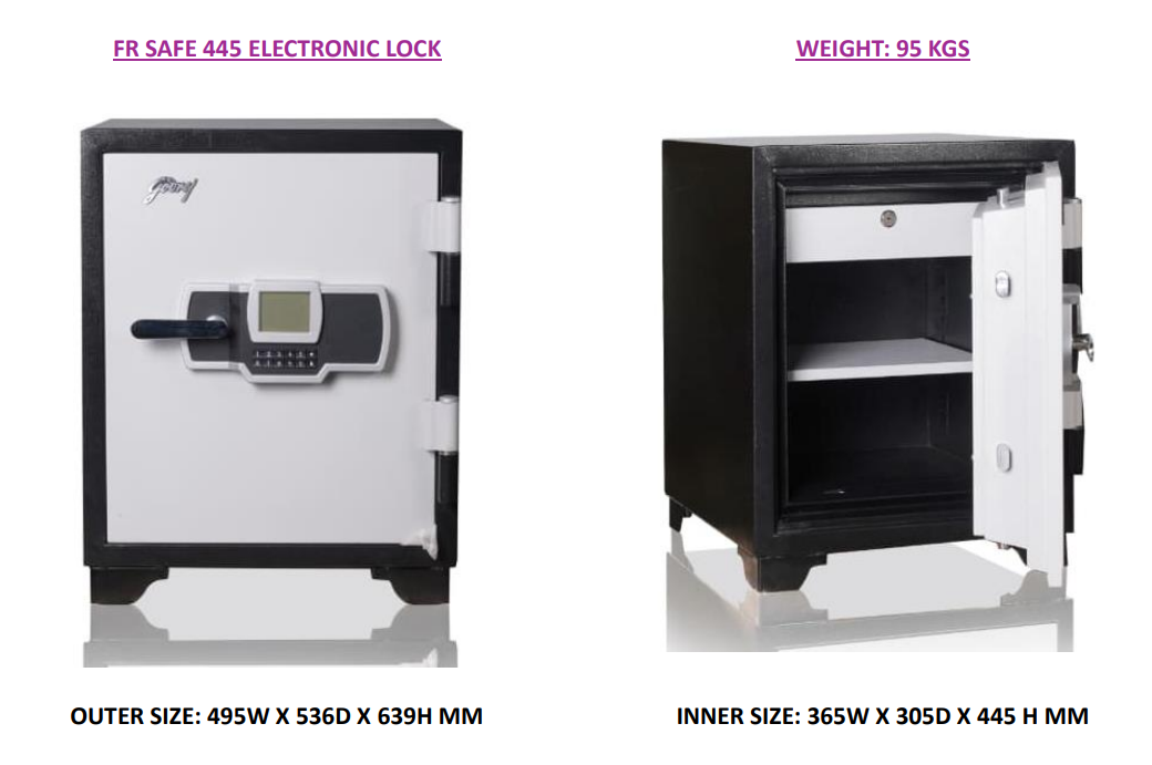 Godrej Fire Resistant Safes