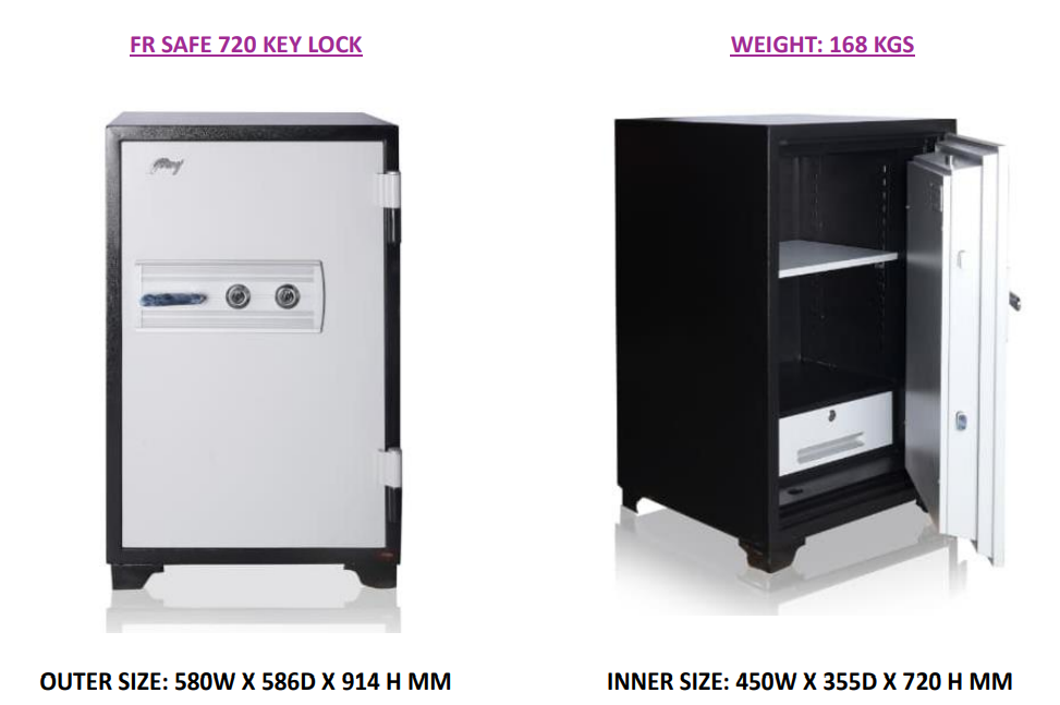 Godrej Fire Resistant Safes