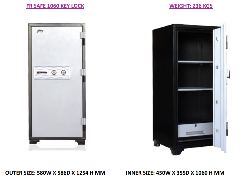 Godrej Fire Resistant Safes