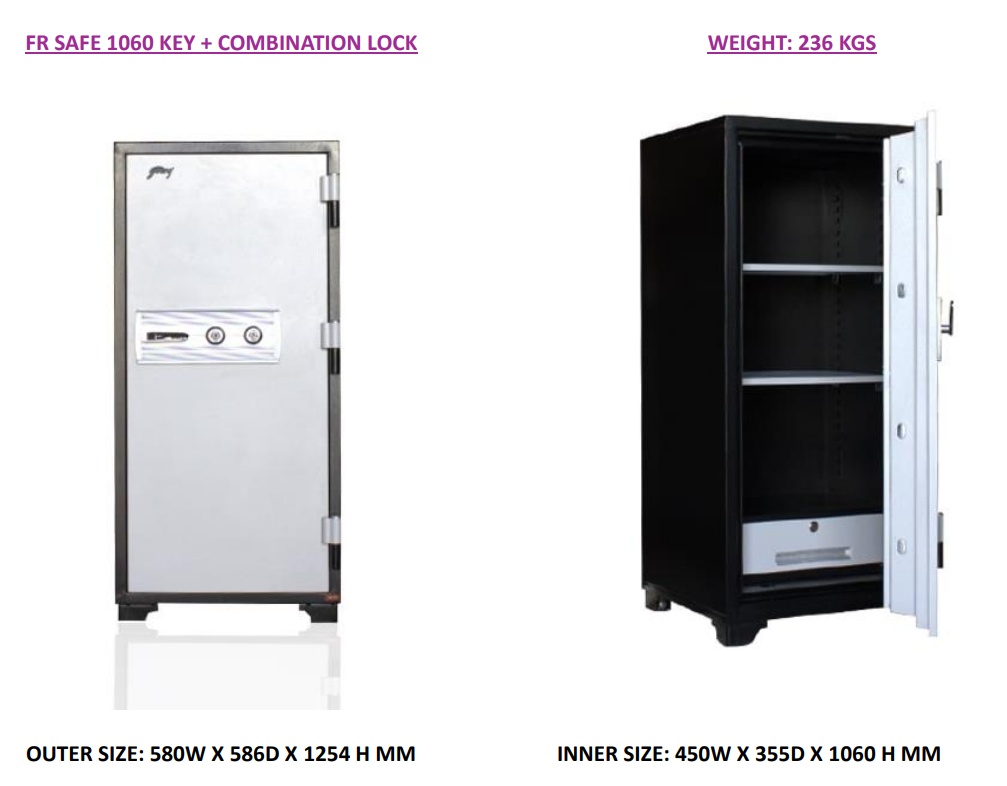 Godrej Fire Resistant Safes
