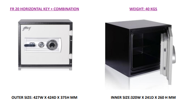 Godrej Fire Resistant Safes