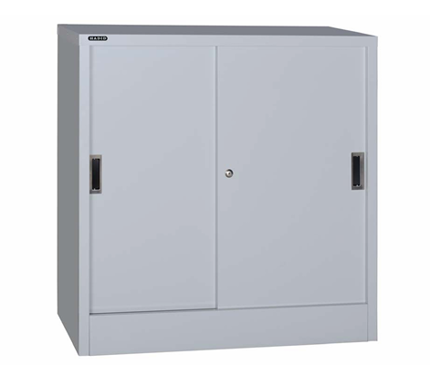Steel Sliding Door Low Height Cupboard, Heavy Duty