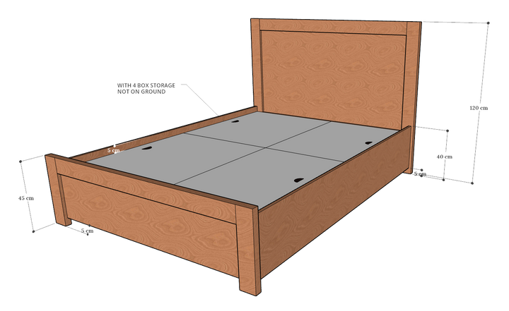 Tara Box Storage Bed