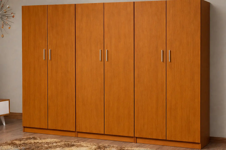 Wardrobe, 6 Door, MDF Custom