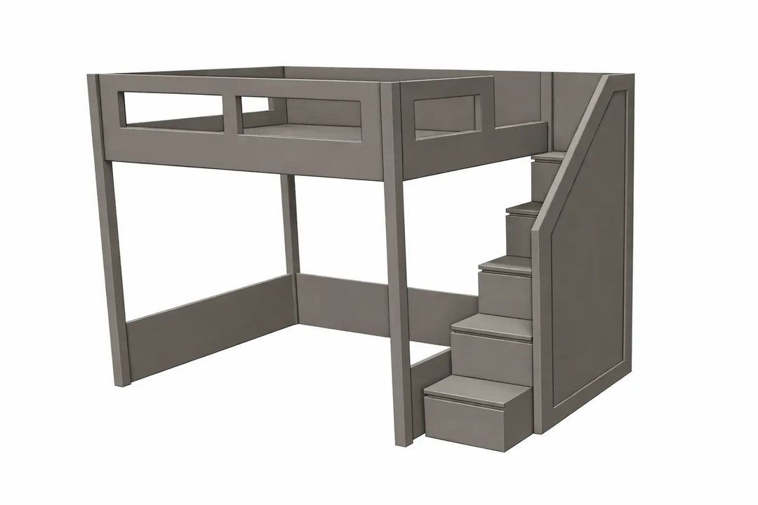 Elega Loft Bed, fits Queen 150 x 200 cms Mattress