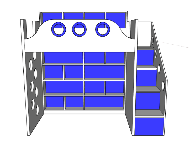 Coral Bunk bed - Classic Furniture Dubai UAE
