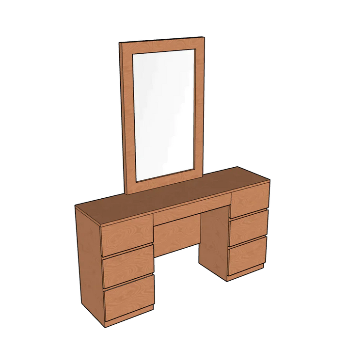 Dresser with Mirror, CD10 - Classic Furniture Dubai UAE