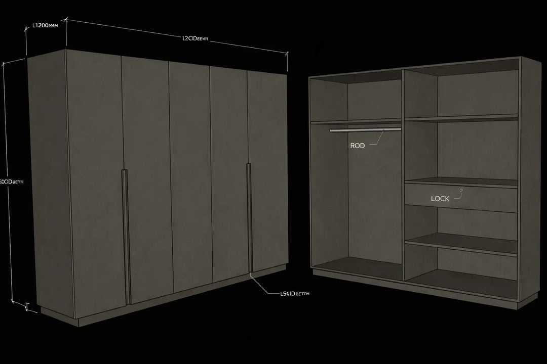 CF 4 Door Wardrobe, Custom Made