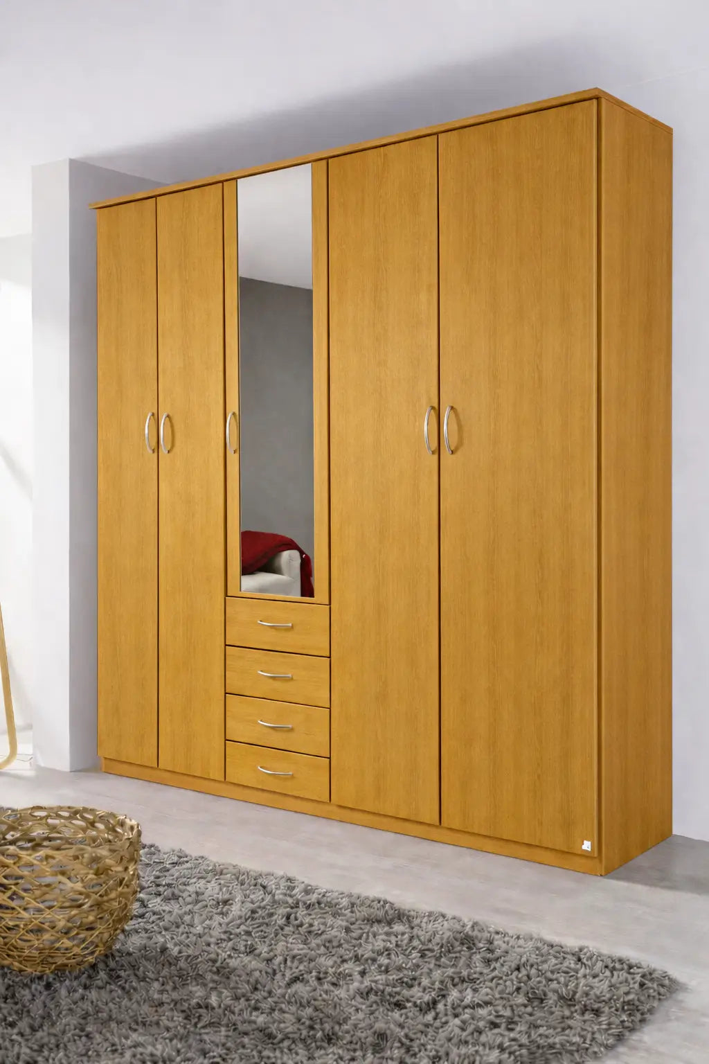 Wardrobe, 4 Door, MDF Custom