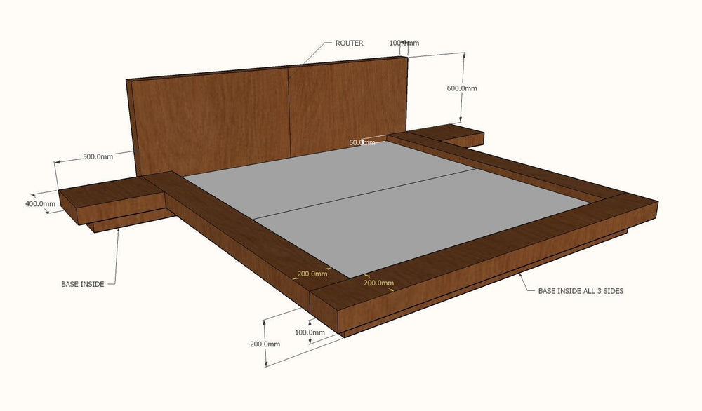 Kyoto Bed Set - Classic Furniture Dubai UAE