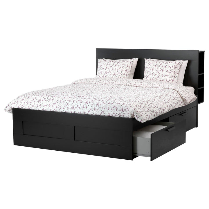 Lester bed with headboard & 4 drawer storage - Classic Furniture Dubai UAE