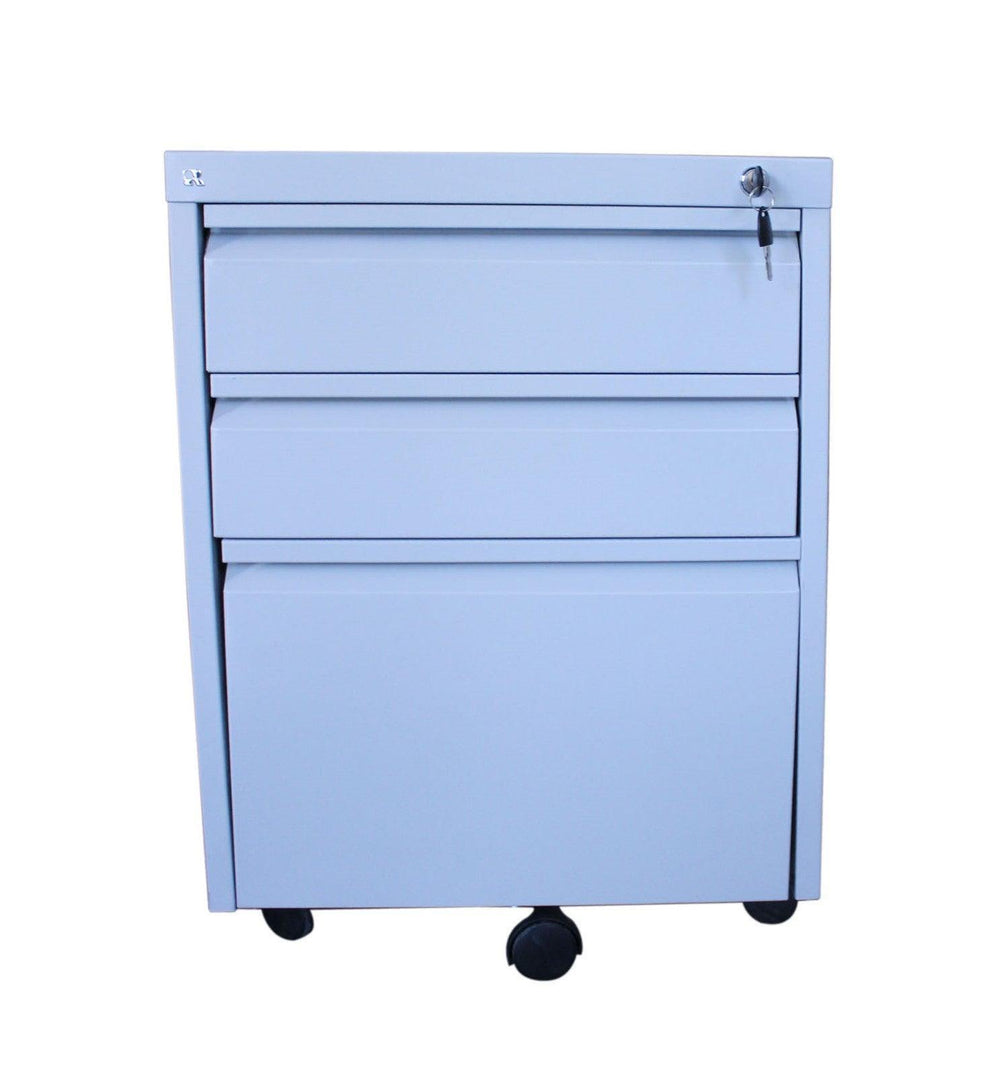 Mobile Pedestal with 2 box and 1 file drawers, Steel - Classic Furniture Dubai UAE