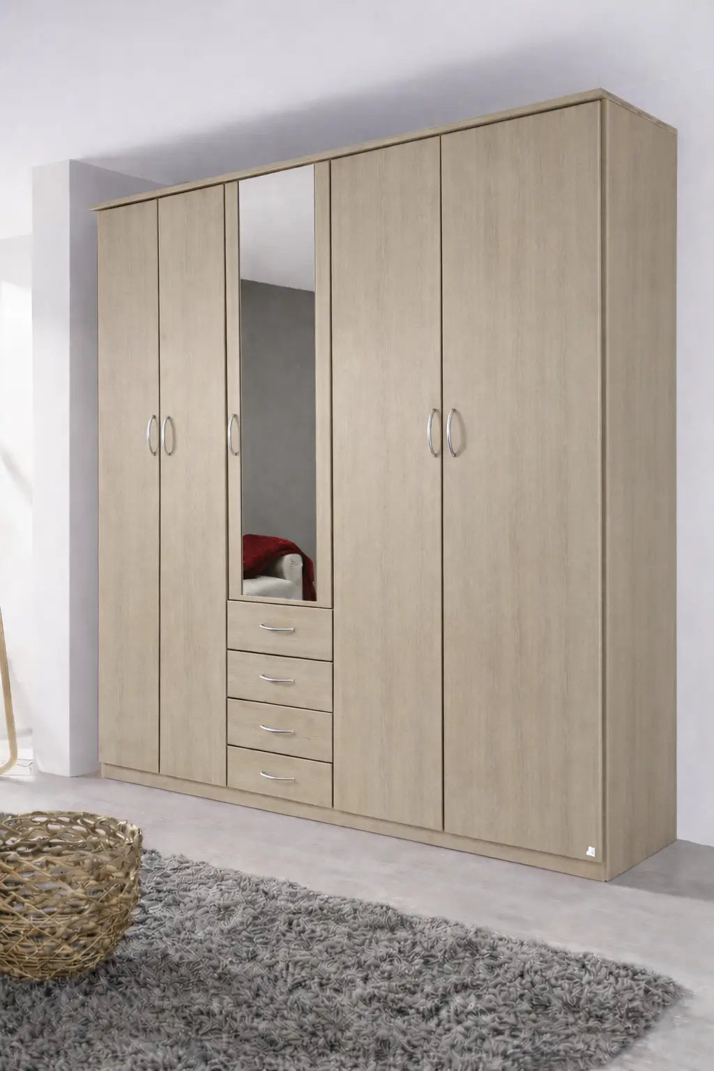 Wardrobe, 4 Door, MDF Custom