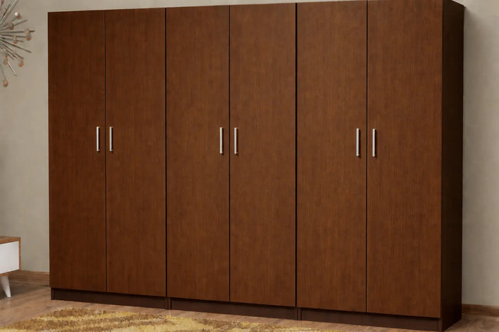 Wardrobe, 6 Door, MDF Custom