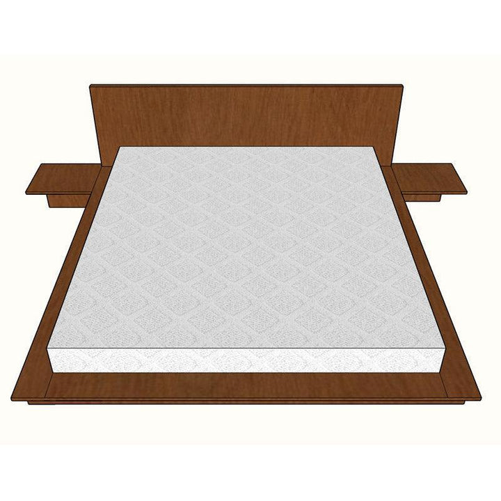 Oreo low bed with 2 side tables - Classic Furniture Dubai UAE