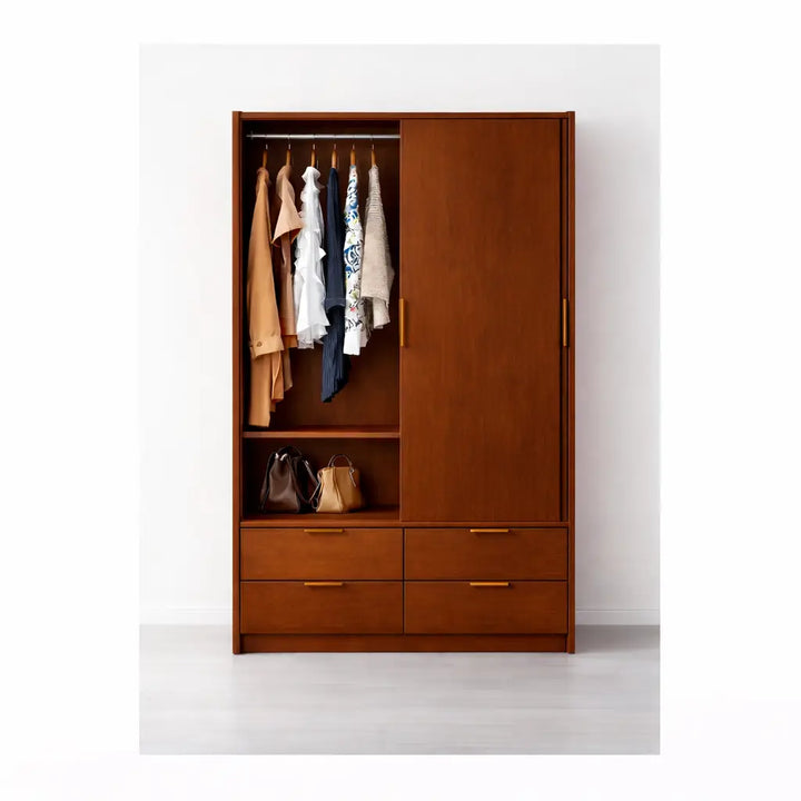 Sliding Door Wardrobe, 2 Door (120 cms), Custom Made