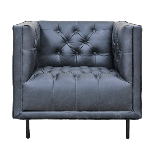 Sofa, Fiara, Chesterfield Genuine Leather - Classic Furniture Dubai UAE