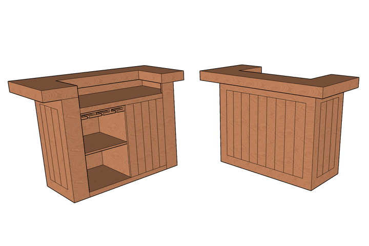 Sofia Bar Counter - Classic Furniture Dubai UAE