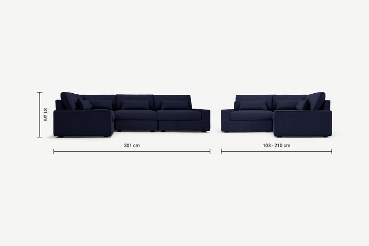 Trent Sectional Sofa - Classic Furniture Dubai UAE