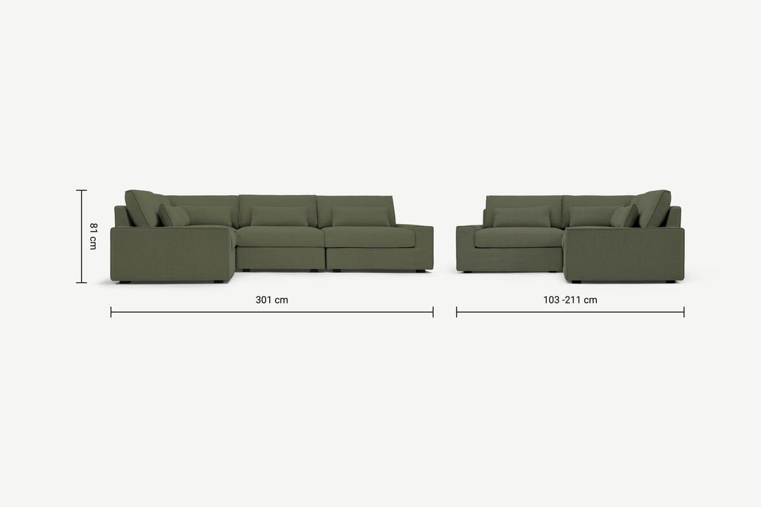 Trent Sectional Sofa - Classic Furniture Dubai UAE
