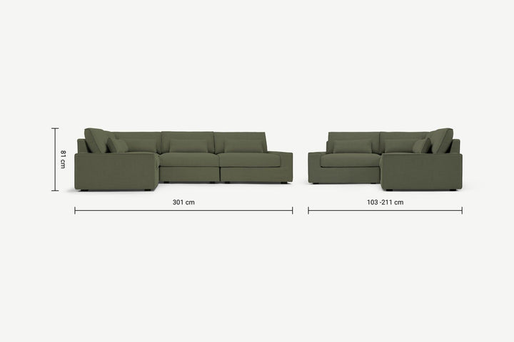 Trent Sectional Sofa - Classic Furniture Dubai UAE