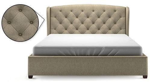 Upholstered Bed with optional storage, Brooke - Classic Furniture Dubai UAE