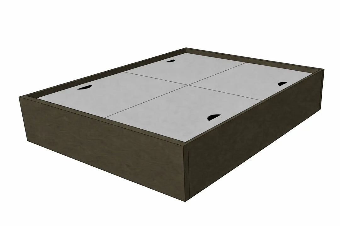 Bed Base with Box Storage, Custom Made