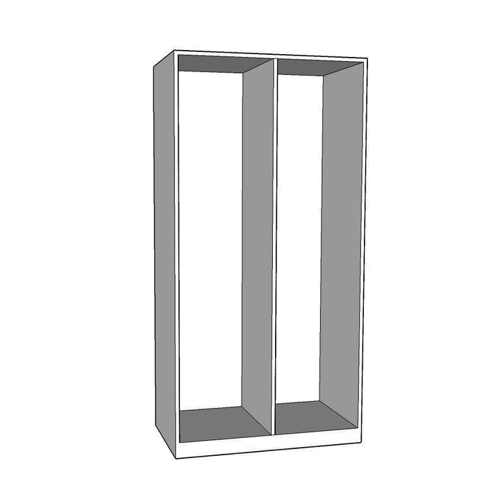 Wardrobe: 2 Door, With customized layout options - Classic Furniture Dubai UAE